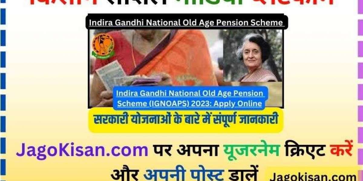 Indira Gandhi National Old Age Pension Scheme